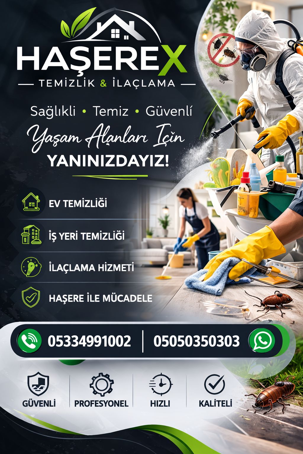 HAŞEREX TEMİZLİK İLAÇLAMA